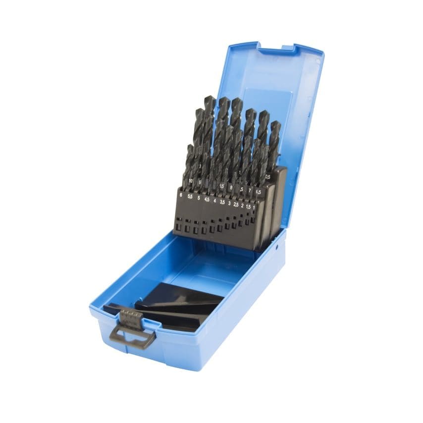 M25 HSS DIN338 F/G Drill Set 1.0MM - 13.0MM X 0.5MM