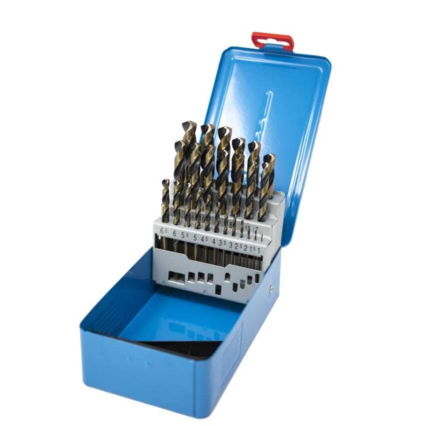 M25 HSS DIN338 Tri QUD Drill Set 1.0MM - 13.0MM X 0.5MM