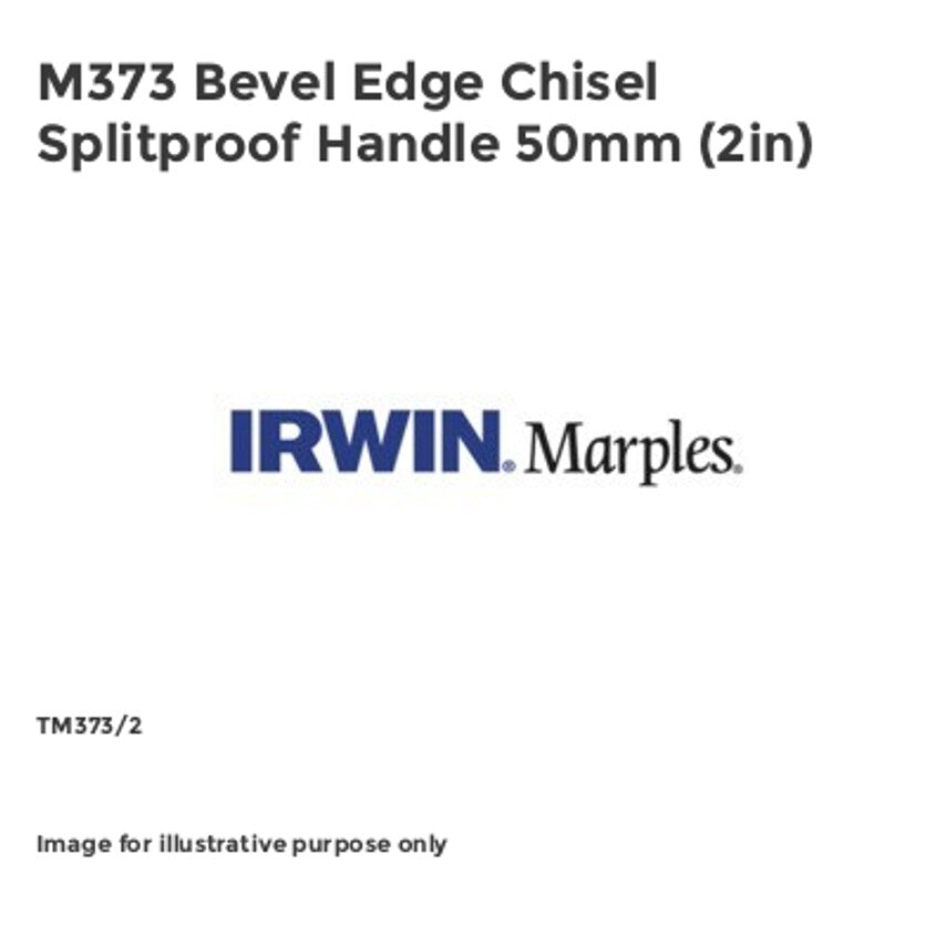 M373 Bevel Edge Chisel Splitproof Handle 50mm (2in)