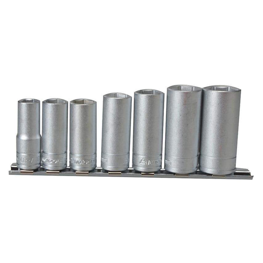 M3807 Socket Clip Rail Set of 7 Metric 3/8in Drive TENM3807