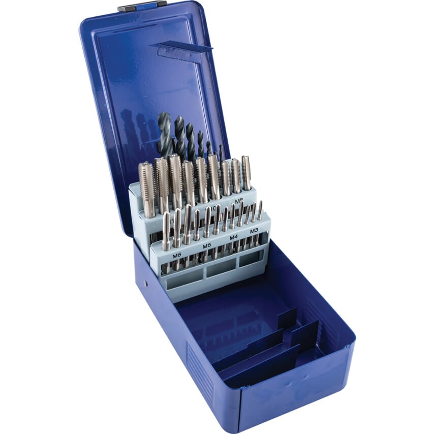 M3-M12 HSS Tap & Drill Set 28PCE