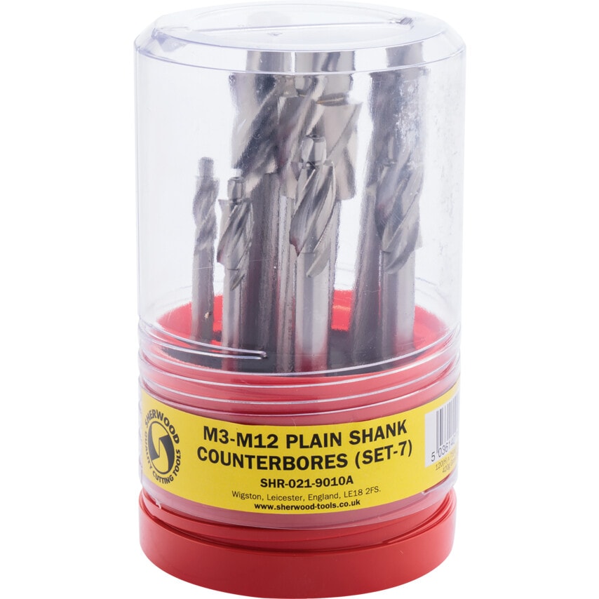 M3-M12 Plain Shank Counterbores (Set-7)