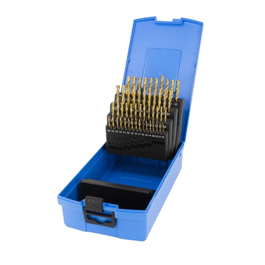 M50 HSS DIN338 Elite+ Drill Set 1.0MM - 5.9MM X 0.1MM