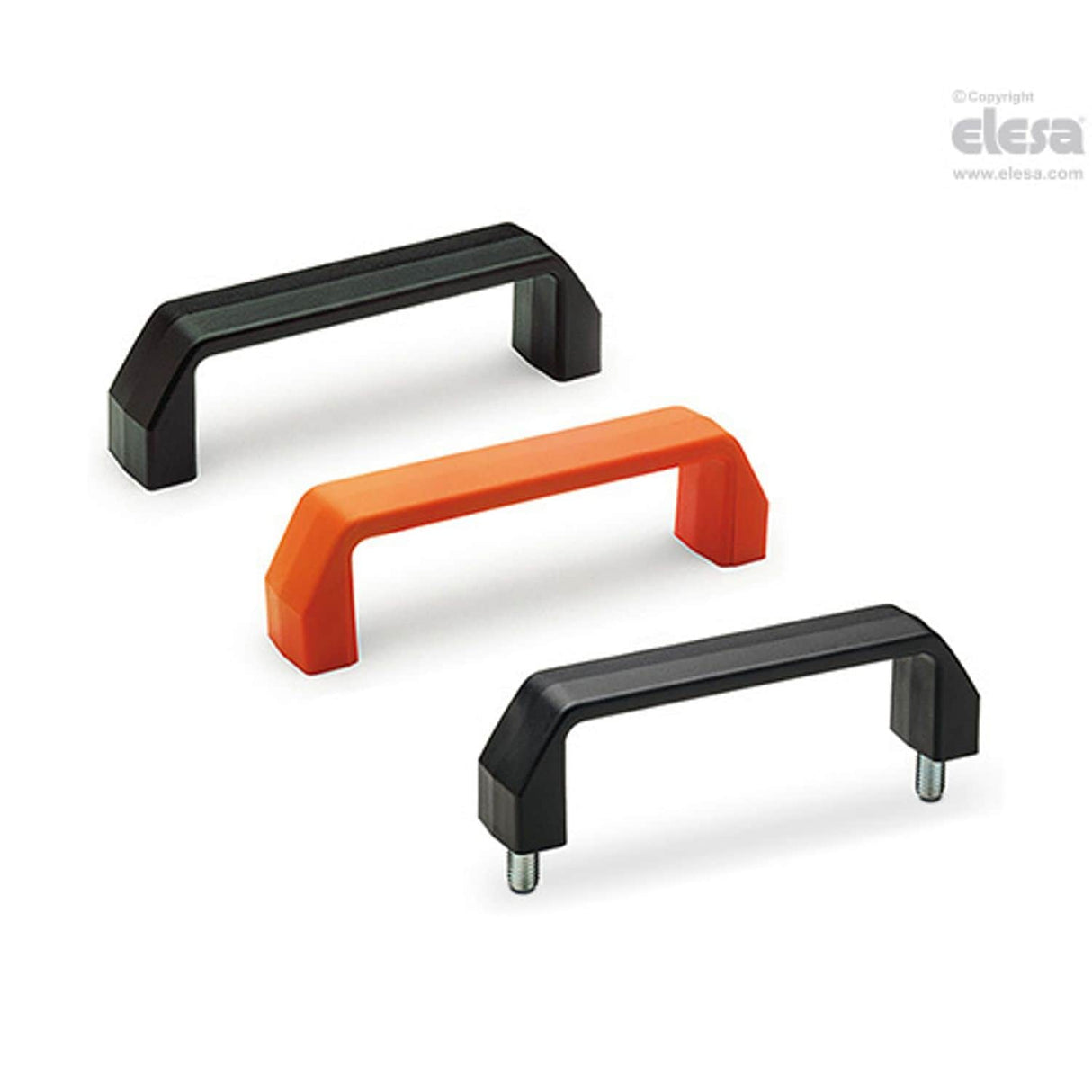 M543 Bridge handles Technopolymer M.543/140 B-M8-C9