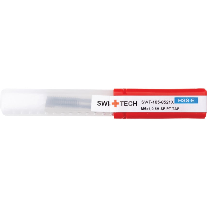 M6.00X1.0 HSS-Co Metric Black Ring Spiral Point/Gun Nose Taps - DIN 371