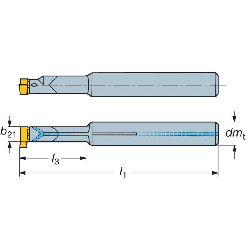 MB-E12-48-07 CoroCut Boring Bar
