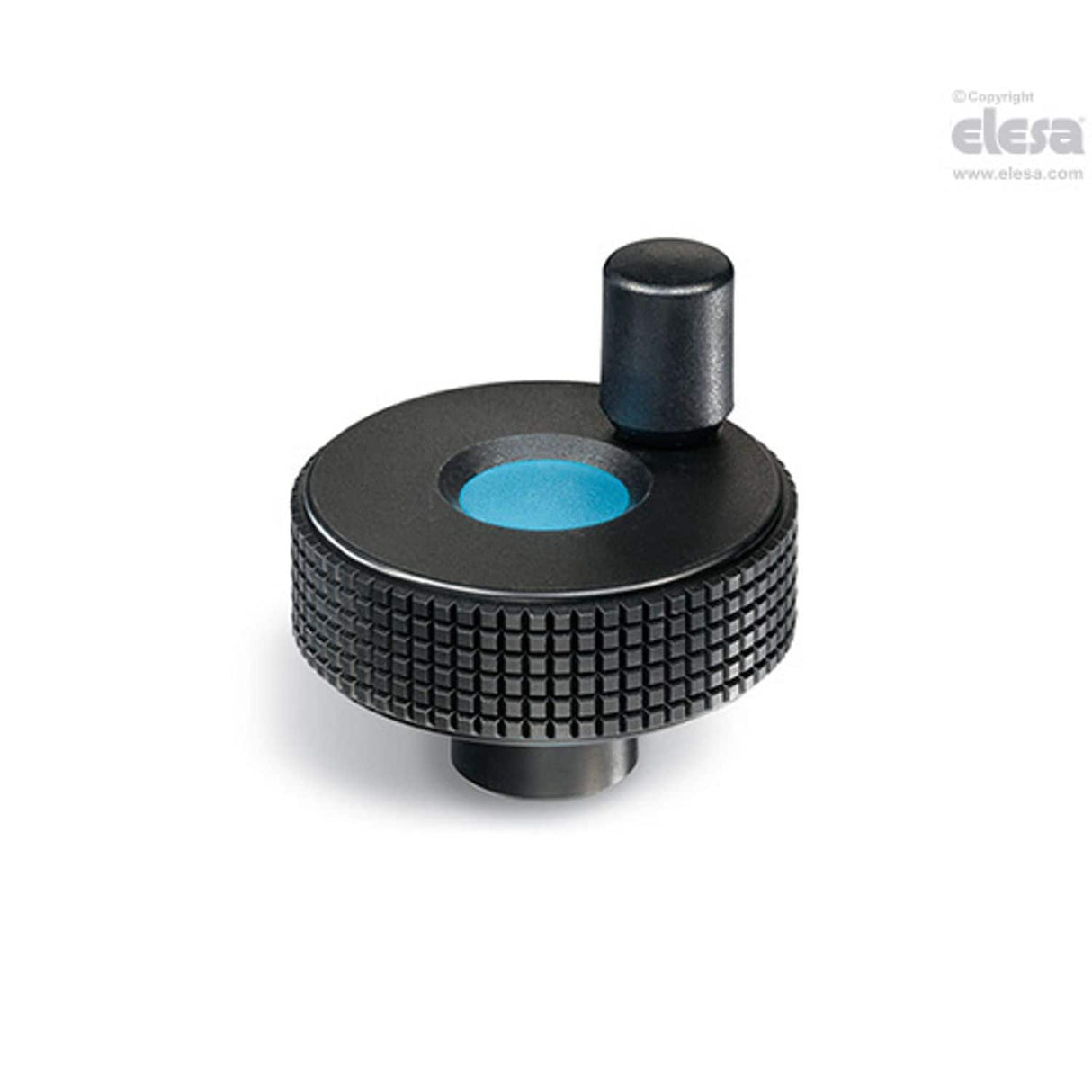 MBT+I Knurled control knobs with revolving handle technopolymer MBT.100+I B-10-C6