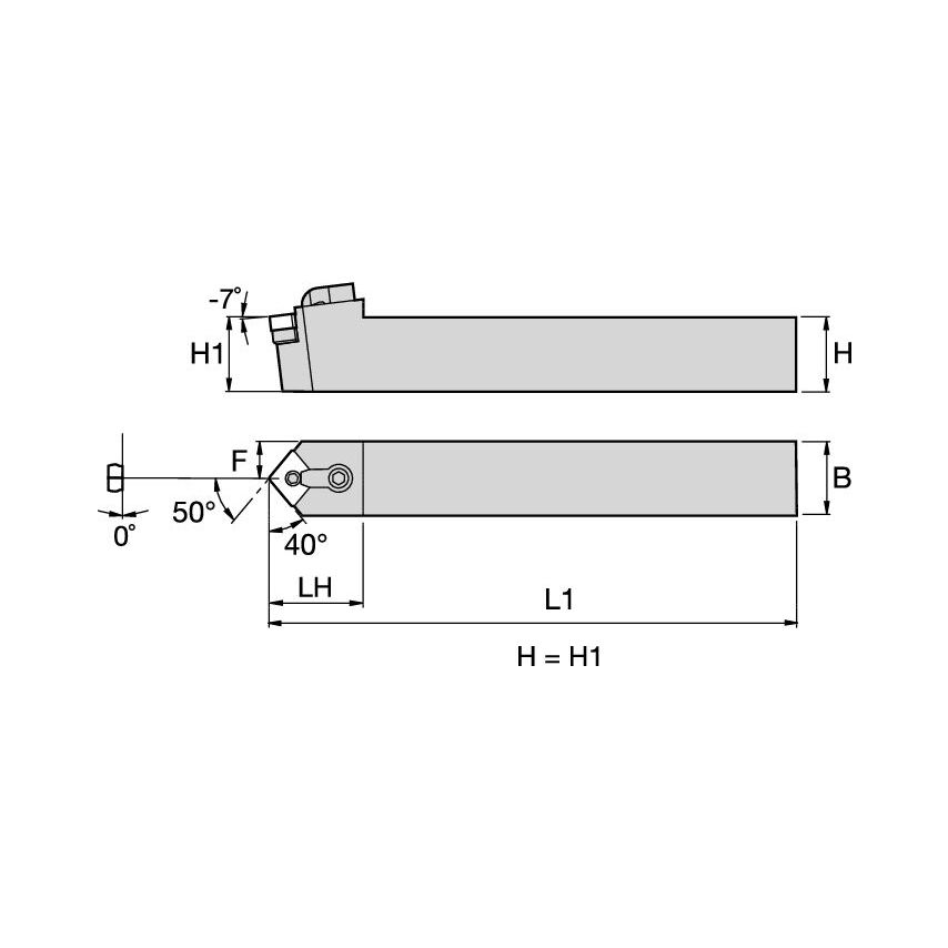 MCHNN205D M Clamping Holder W1.25 L6.00