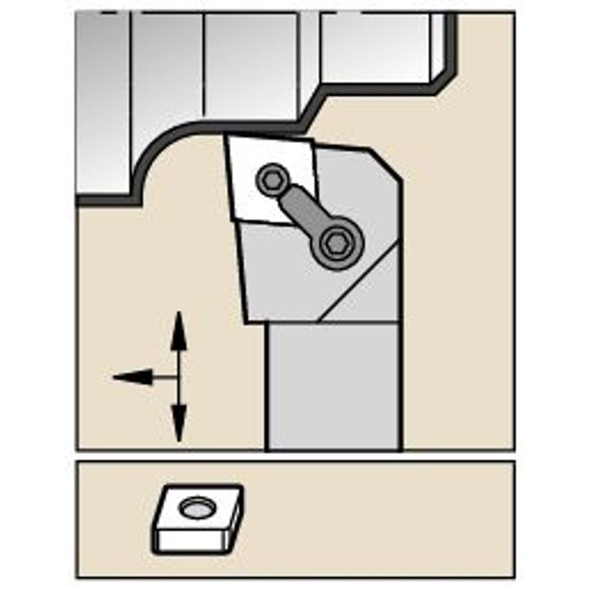 MCLNR246E M Clamping Holder W1.50 L7.00