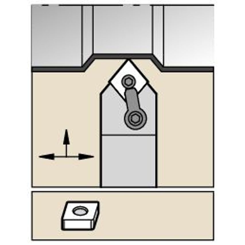 MCMNN164C M Clamping Holder W1.00 L5.00