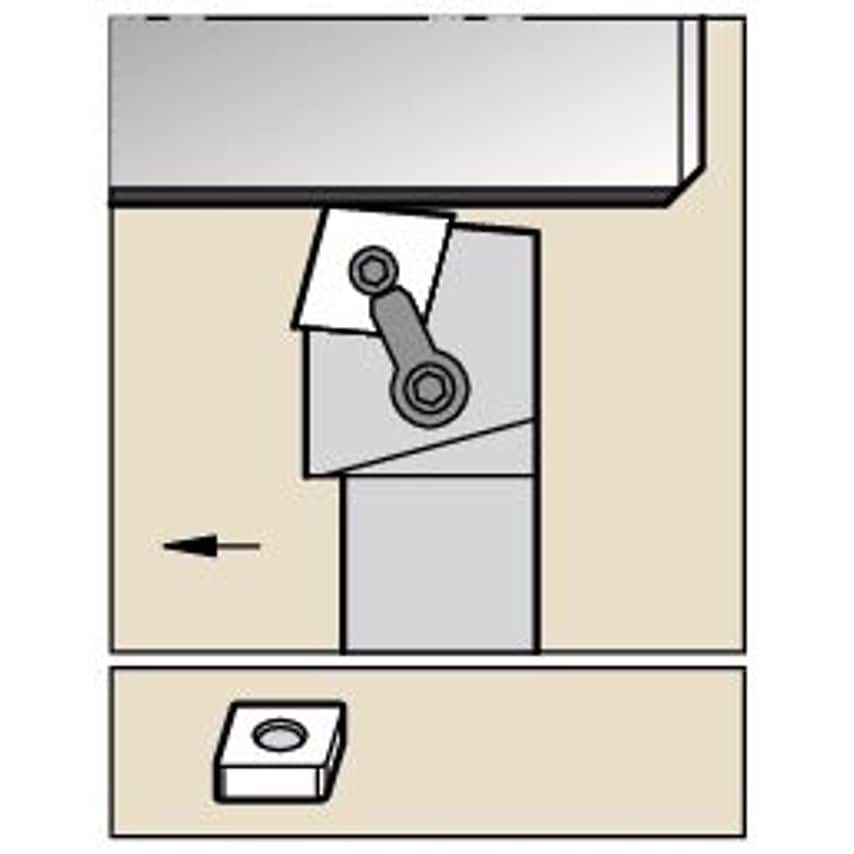 MCRNR165D M Clamping Holder W1.00 L6.00