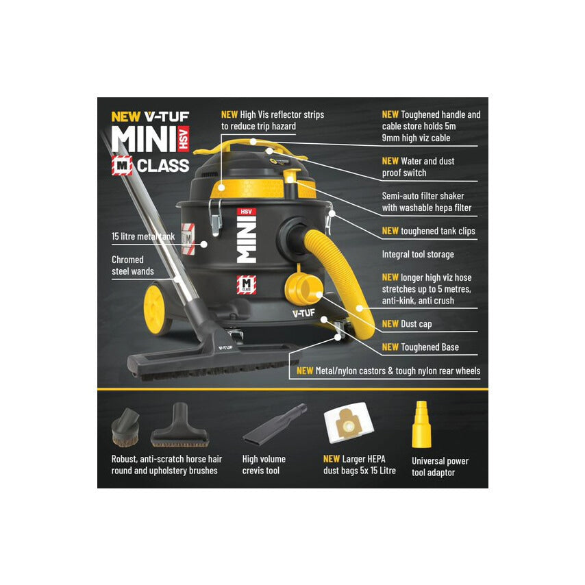 M-Class Mini Dust Extractor Hsv Version 110V