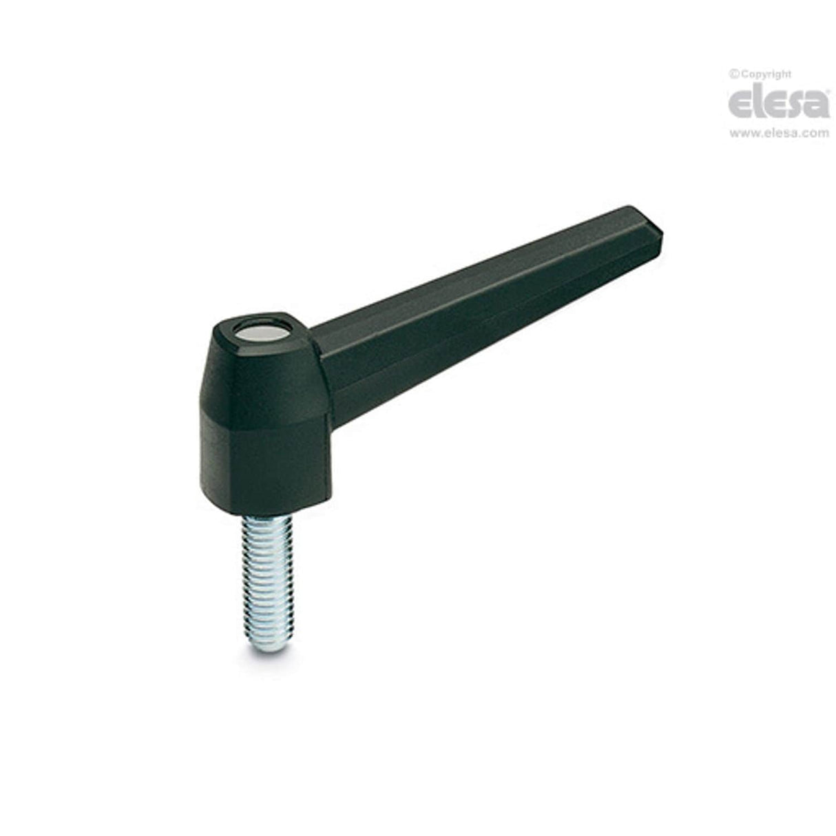 MF Lever handles Technopolymer Zinc-plated steel threaded stud MF.40 p-M6x16-C3