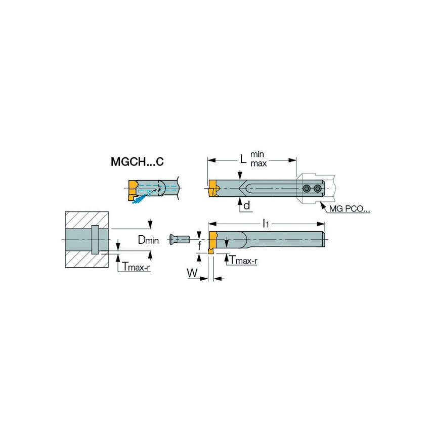 MGCH 06 Grooving Bar