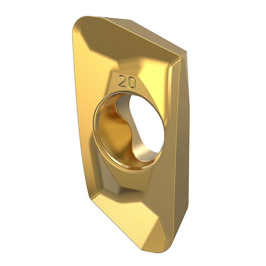 MILL1 Insert 4.0mm Rad Precision Ground EC1840FJ Grade KC410M