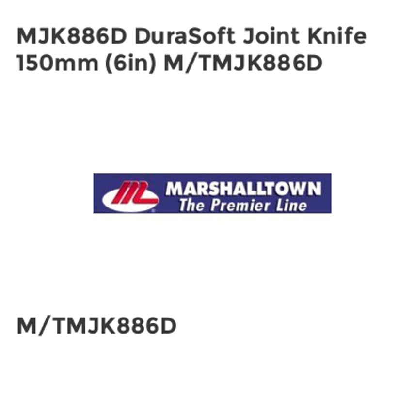 MJK886D DuraSoft Joint Knife 150mm (6in) M/TMJK886D