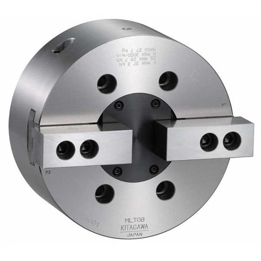 MLT Series (with Adaptor) - Long Stroke Closed Centre 2 Jaw Power Chucks - MLT06A5
