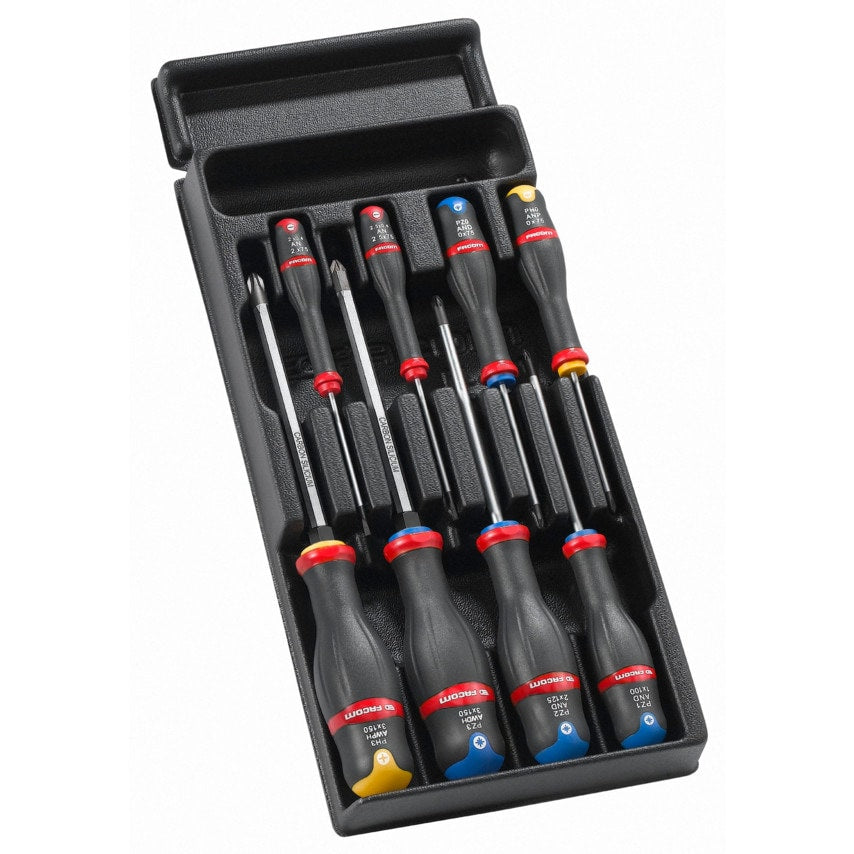 MOD.AT2 ProTwist Screwdriver Sets with Module Tray, 8 Piece