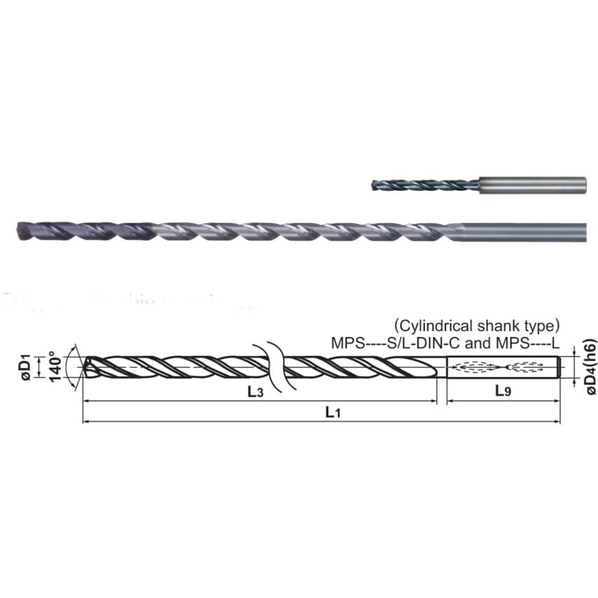 MPS0750-L12C 7.50MM VP15T F Drill
