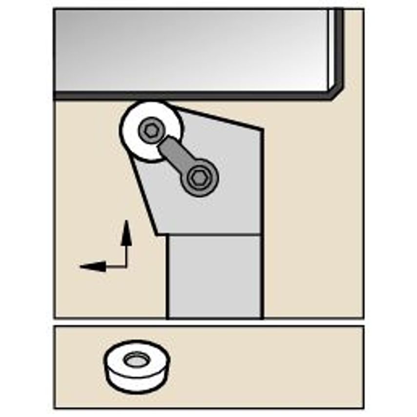 MRGNR2525M12 M Clamping Holder W25, 0MM L150