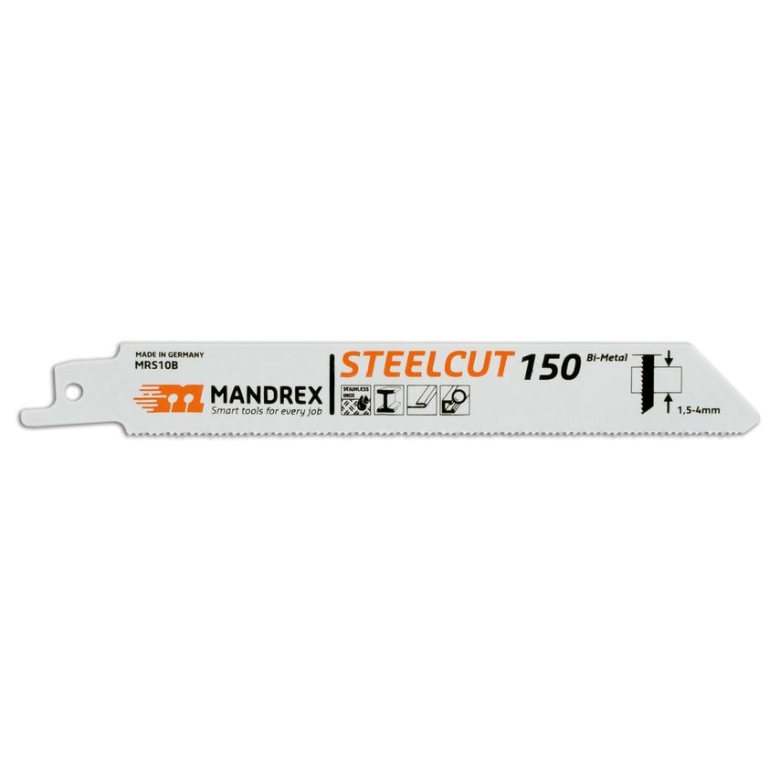 MRS10B Steelcut Reciprocating Blade - 150mm, Pack of 2