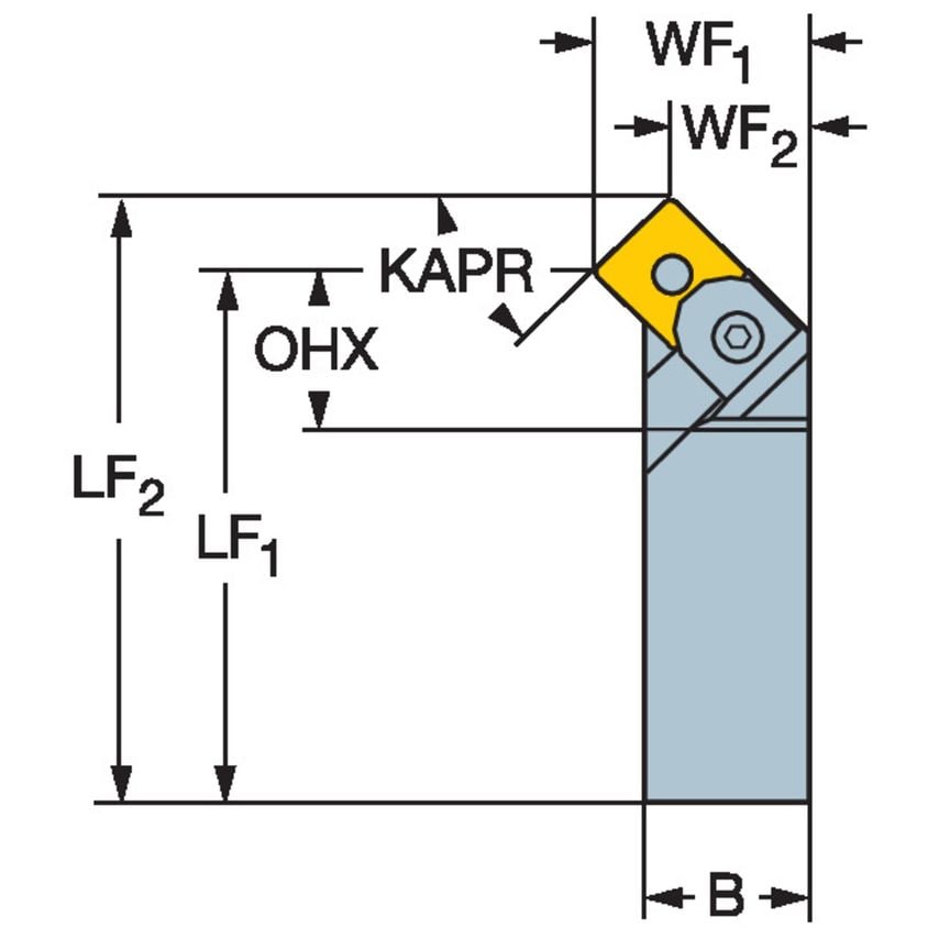 MSSNR 2525M 12 Tool Holder