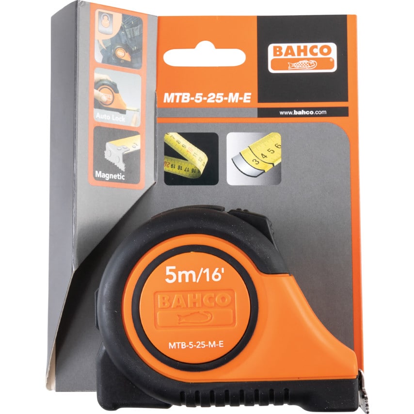 MTB-5-25-M-E 5m Magnetic Rev. Blade Tape Measure