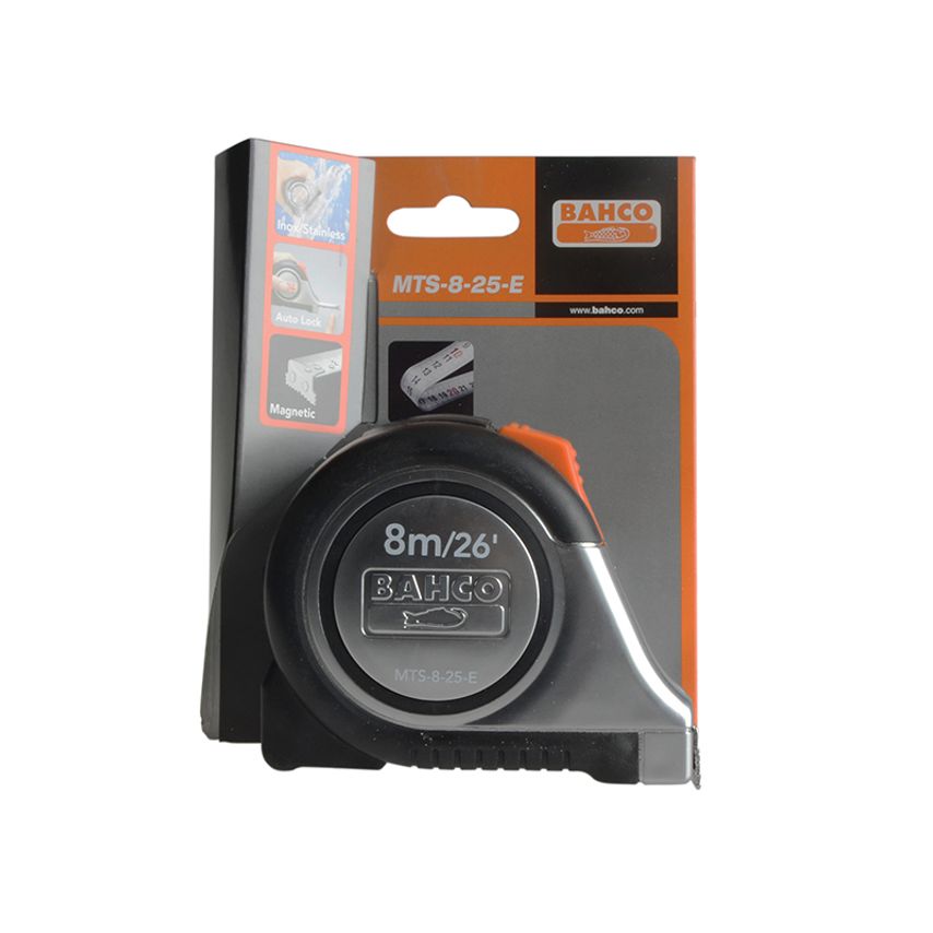 MTS Reversible Magnetic Tip Auto Pocket Tape 8m/26ft (Width 25mm) BAHMTS825E