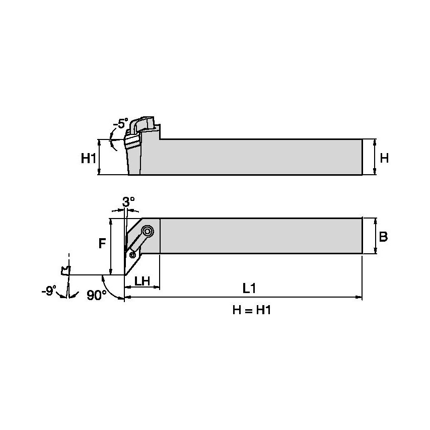 MVUNR244D M Clamping Holder W1.50 L6.00