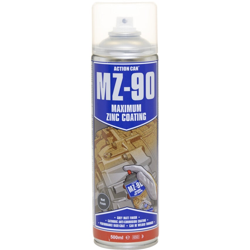 MZ-90 Matt Cold Zinc Galvanising Paint - 500ML