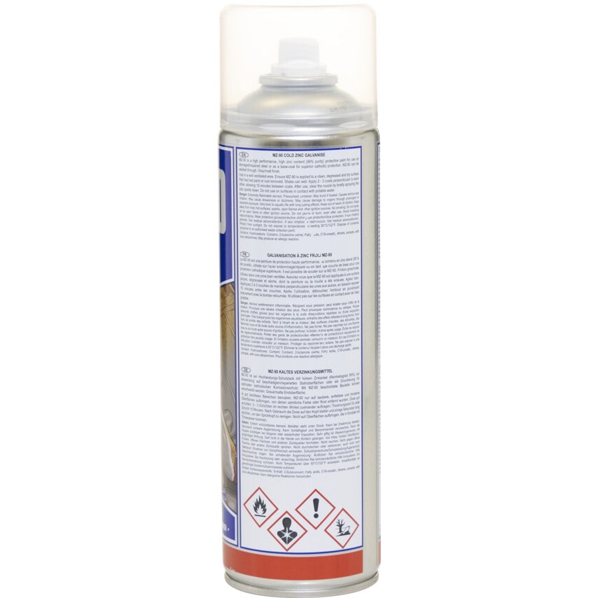 MZ-90 Matt Cold Zinc Galvanising Paint - 500ML