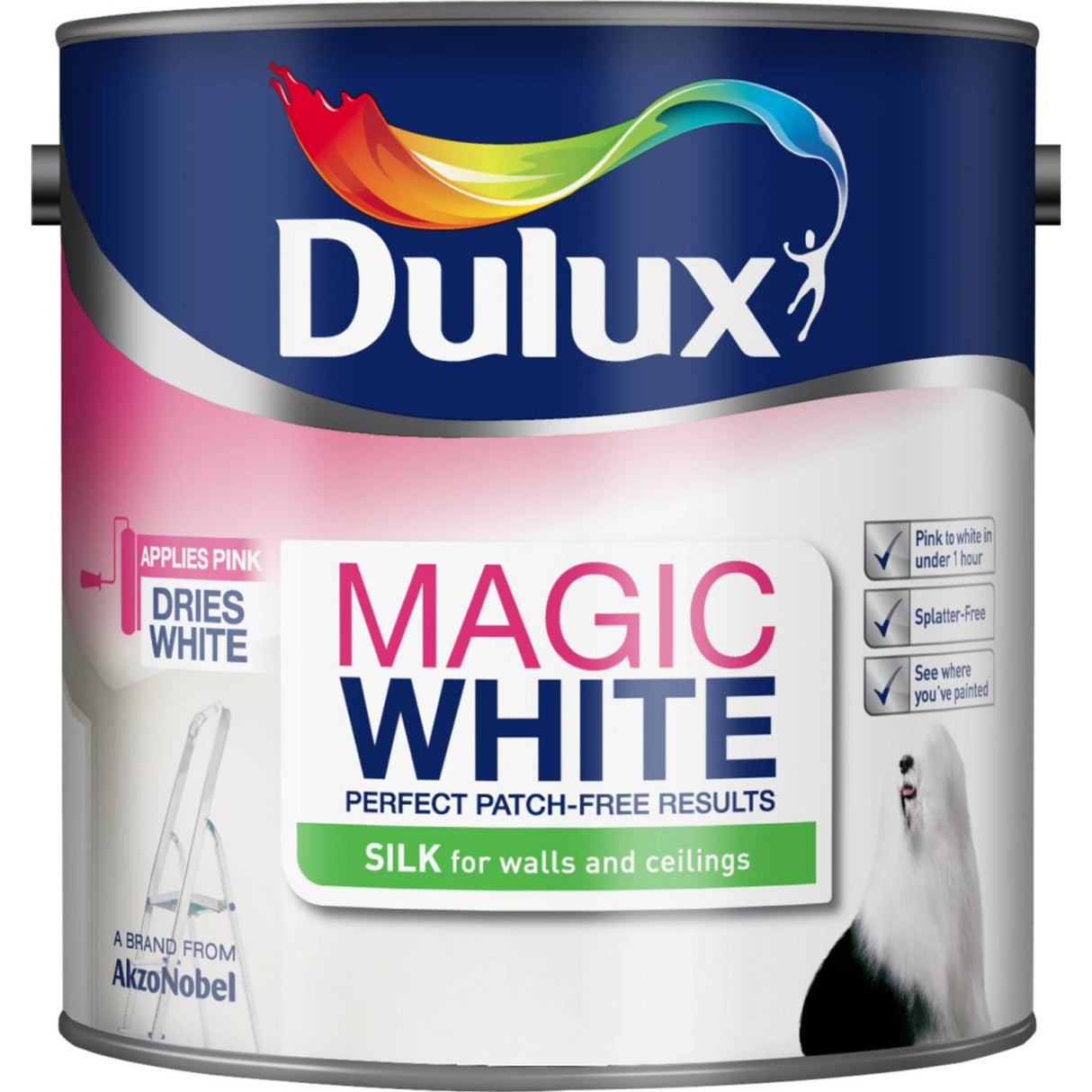 Magic White Silk Paint 2.5 Litre