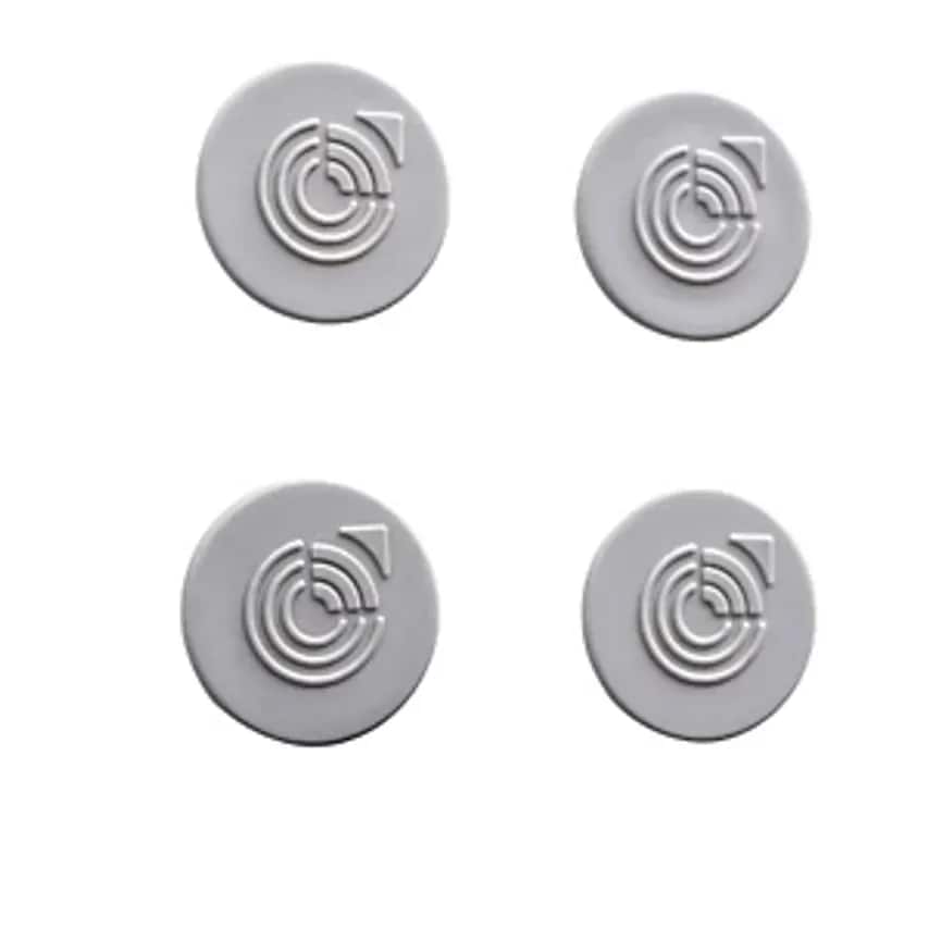 Magnet For Display Cases, Round, 25mm, Grey, Pack Of 20