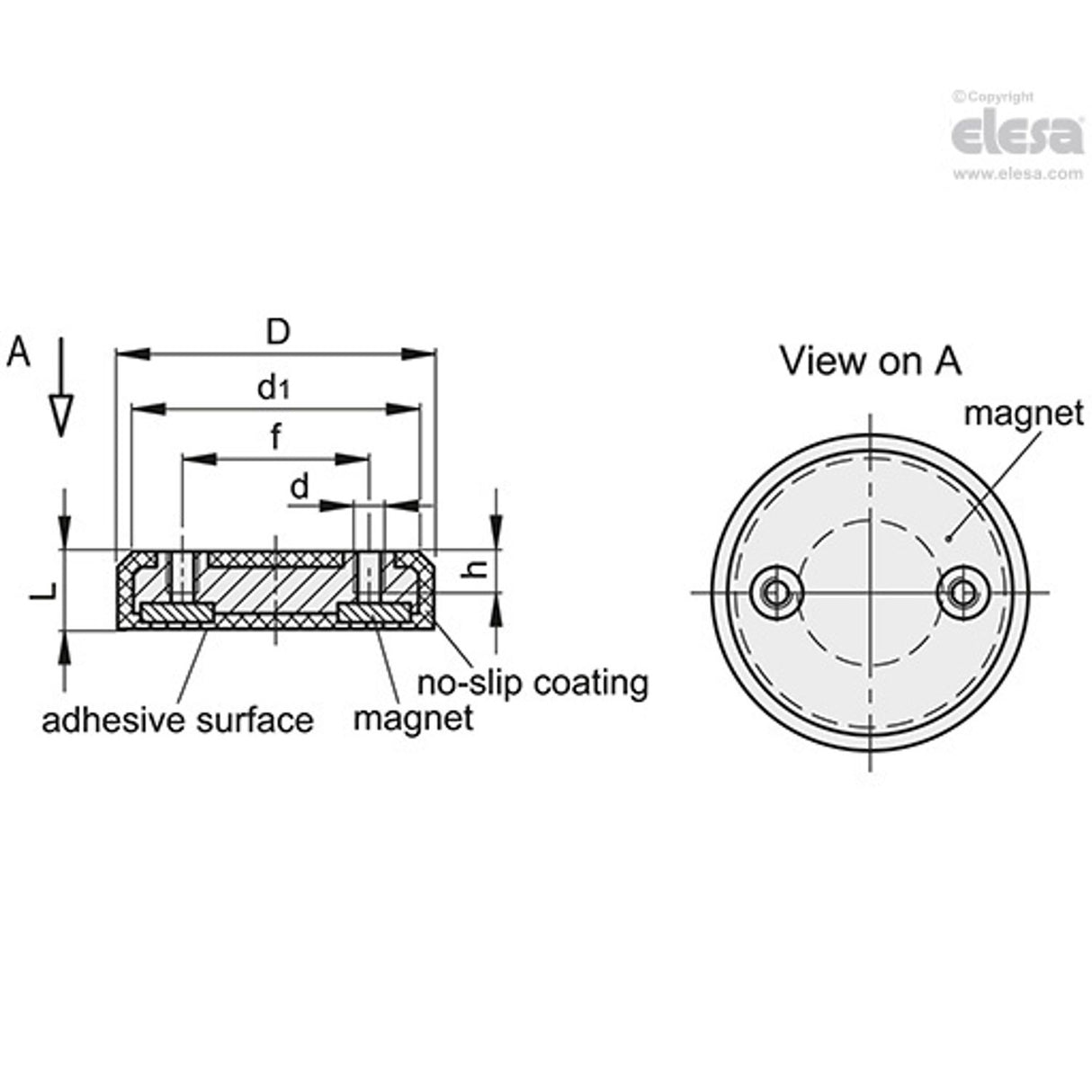 Magnetic Base-MSM-RM-ND-43-22-M4