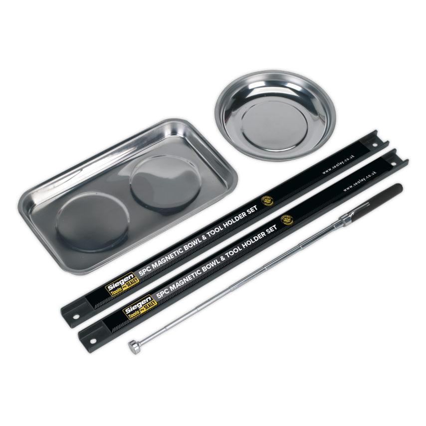 Magnetic Bowl & Tool Holder Set 5 Piece