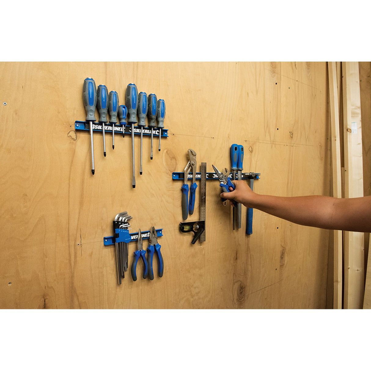 Magnetic Tool Rack Set 3 Piece 200, 300 & 460mm