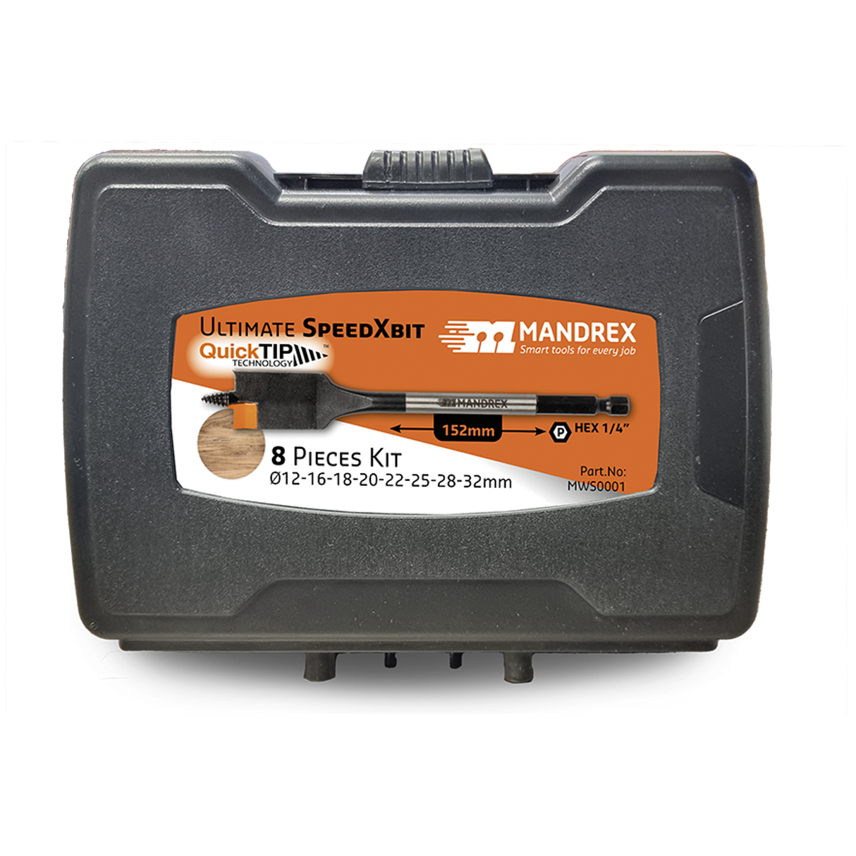 MandreX Ultimate Speed-X Bit 8 Piece Kit