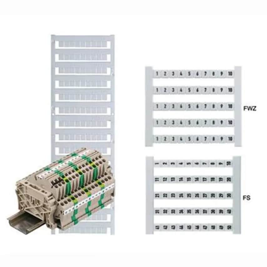 Marker Term Dek 6.5 FS 101-150 5 x 6.5mm Polyamide 66 Black on White
