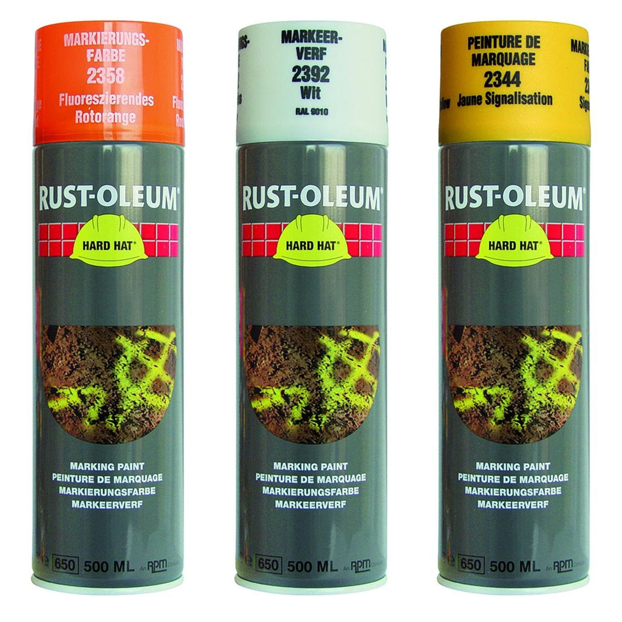 Marking Paint 500ML Spray Red/Orange - RUS-2358