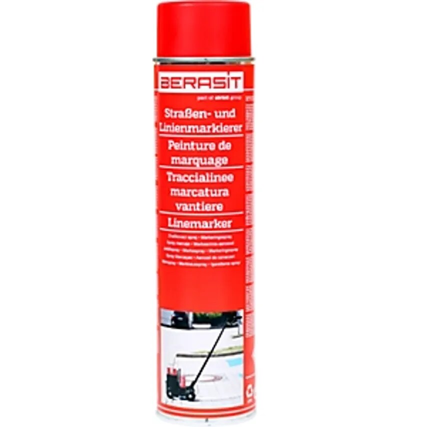 Marking Paint, Contents 600 Ml, Pack Of 6 Cans, Red