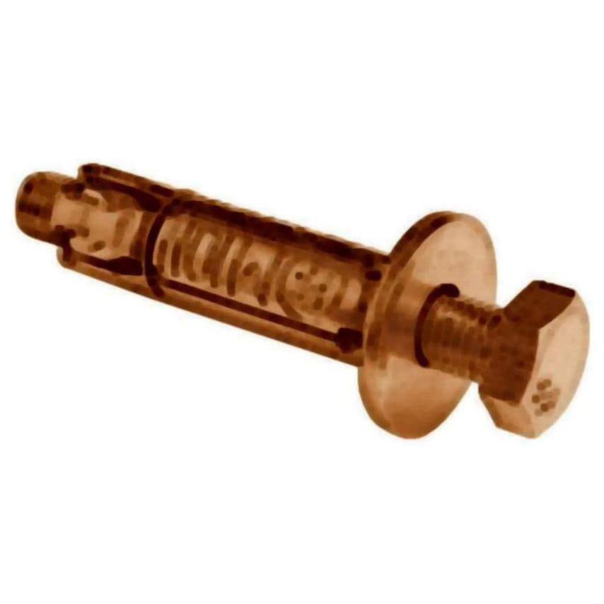 Masonry Anchor Bolt Loose ZYP M10 x 50mm Bag 5 FORLB1050G