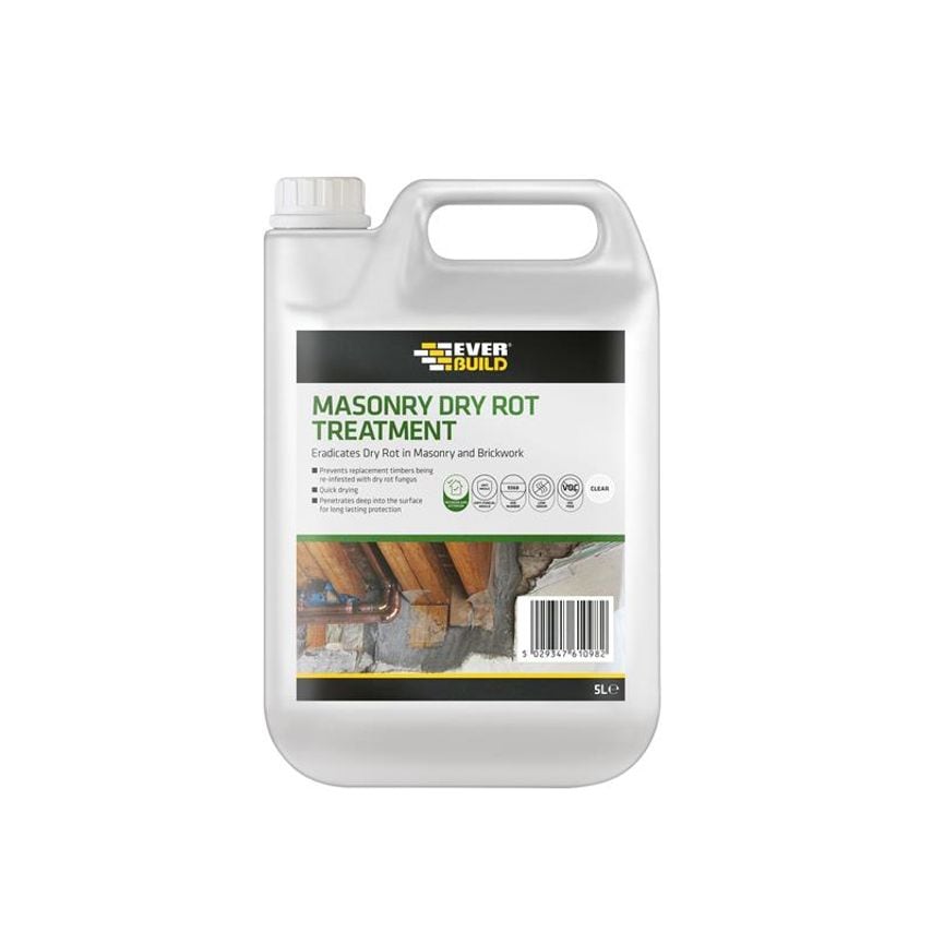 Masonry Dry Rot Treatment 5 litre EVBLJROT05
