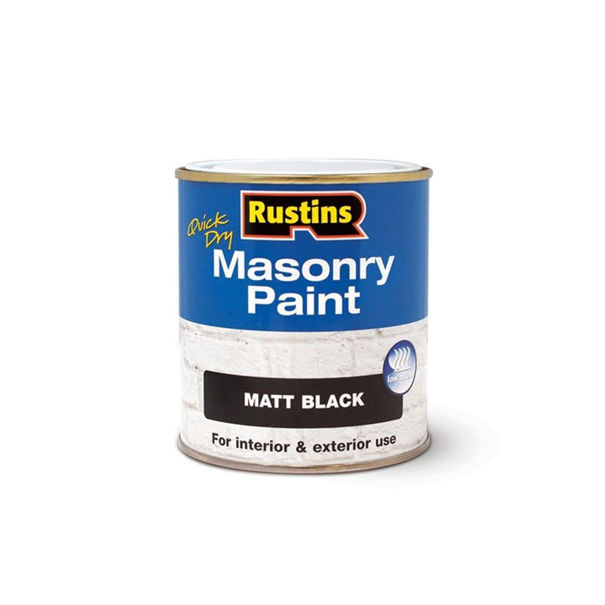 Masonry Paint Black 500ml (MASPB500)