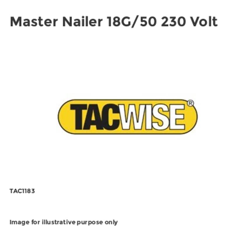Master Nailer 18G/50 230 Volt