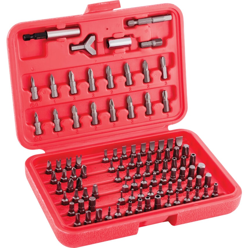 Master Screwdriver Bit Set 1/4"x25mm (100-PC)