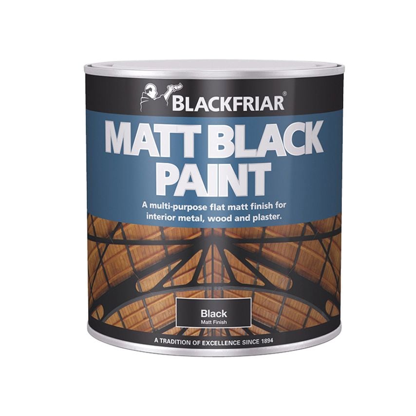 Matt Black Paint 250ml BKFMB250