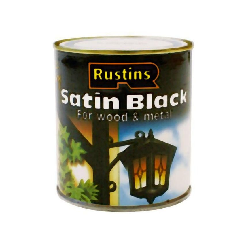 Matt Black Paint Quick Drying 500ml