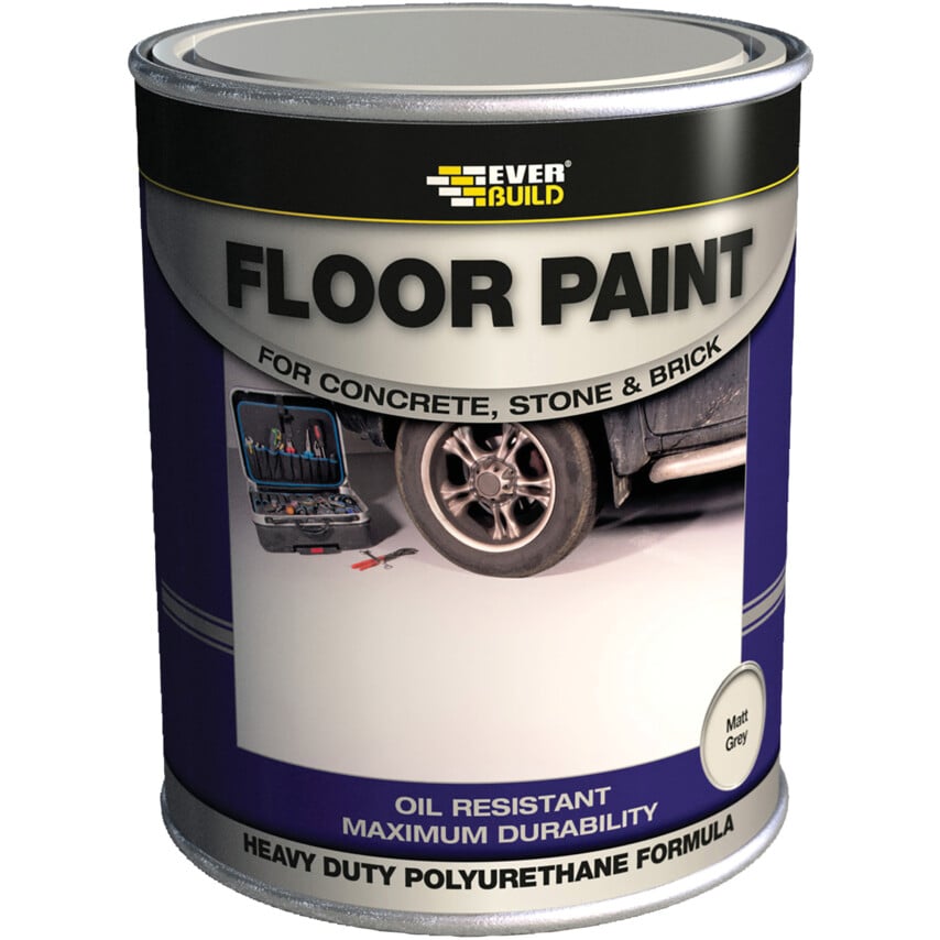 Matt Grey Floor Paint - 5L