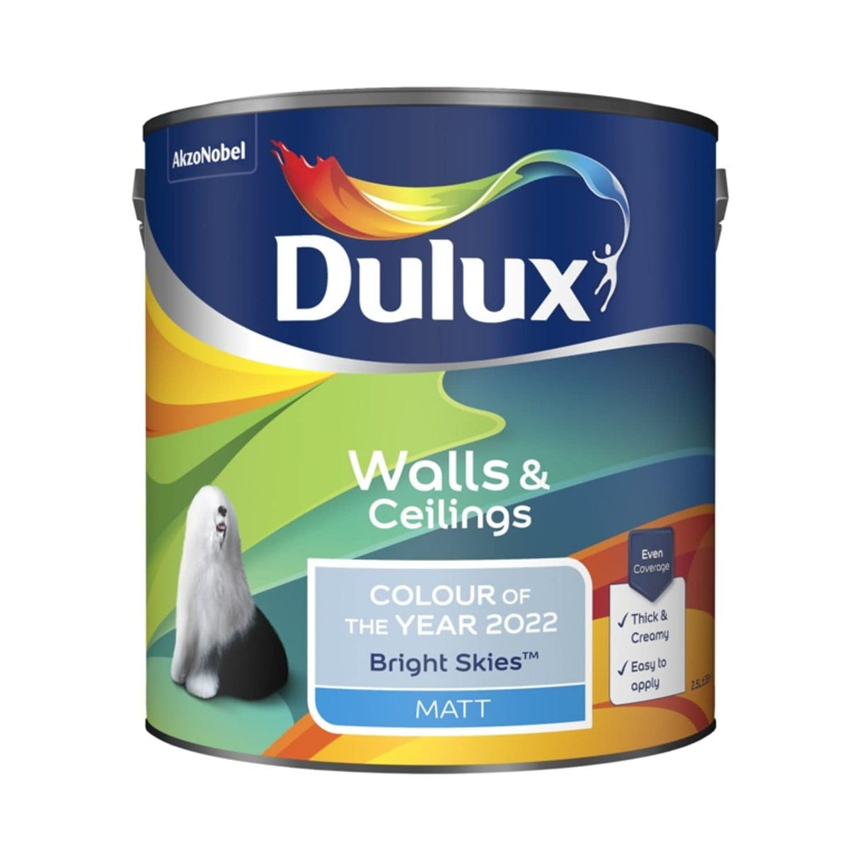 Matt Paint 2.5 Litre Bright Skies