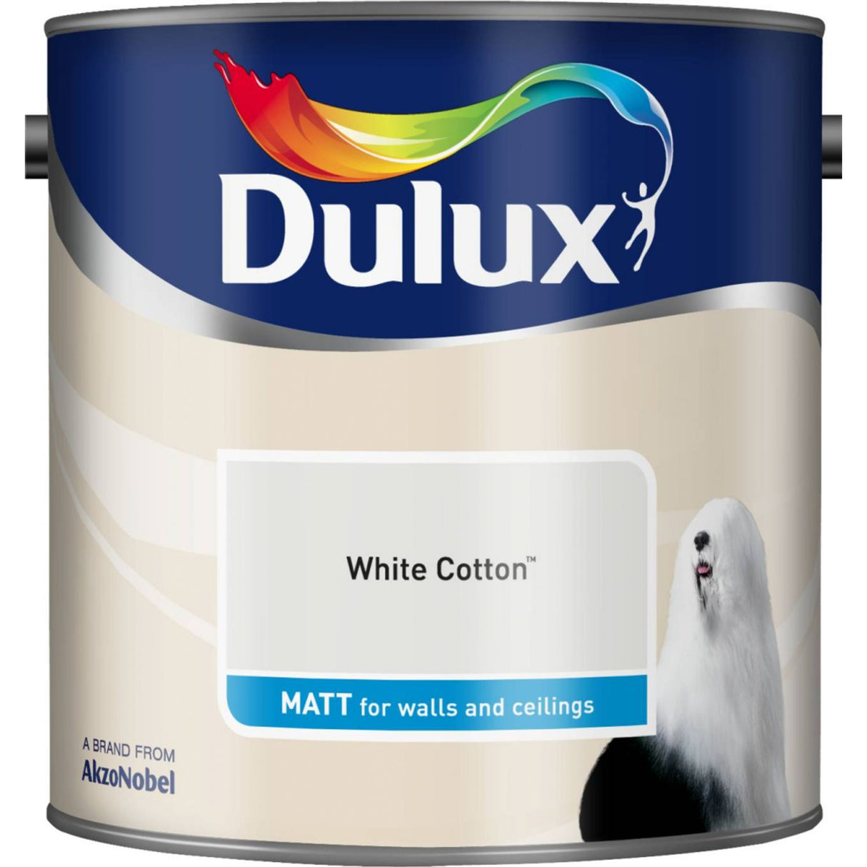 Matt Paint 2.5 Litre White Cotton